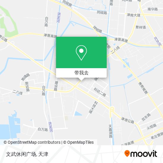 文武休闲广场地图