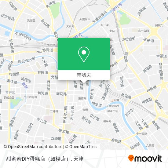 甜蜜蜜DIY蛋糕店（鼓楼店）地图