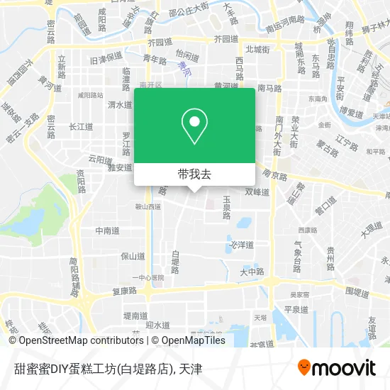 甜蜜蜜DIY蛋糕工坊(白堤路店)地图