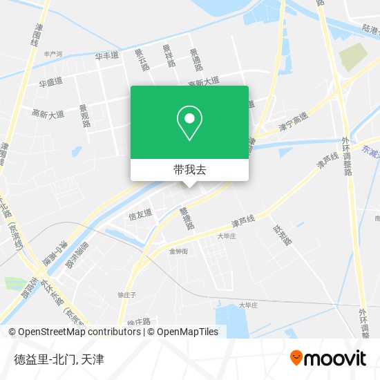 德益里-北门地图