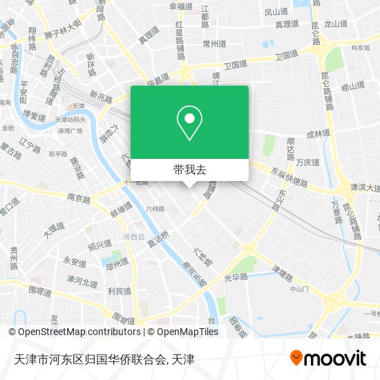 天津市河东区归国华侨联合会地图