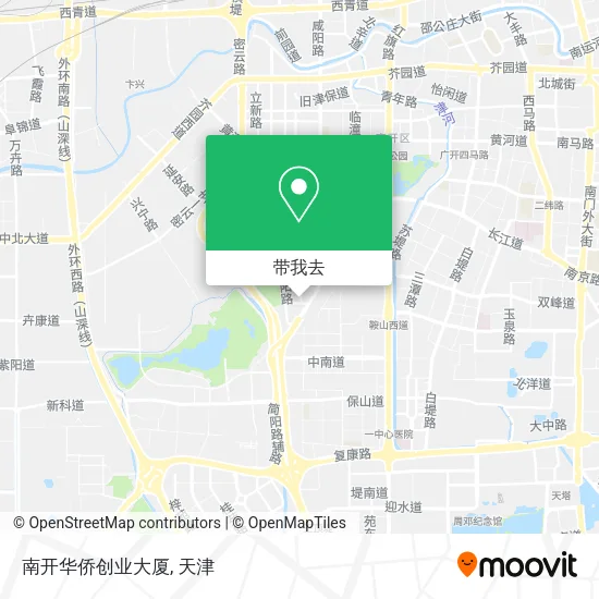 南开华侨创业大厦地图