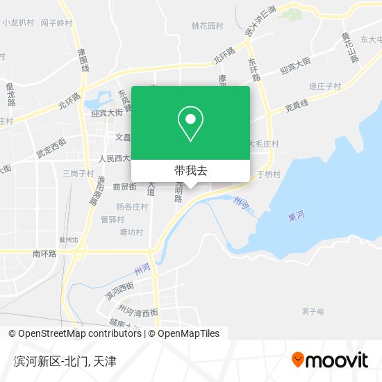 滨河新区-北门地图