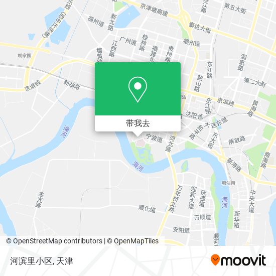 河滨里小区地图