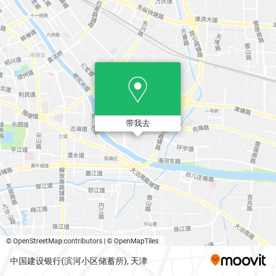 中国建设银行(滨河小区储蓄所)地图