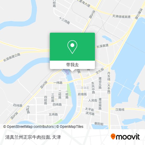 清真兰州正宗牛肉拉面地图