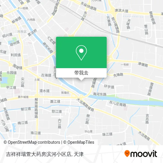 吉祥祥瑞萱大药房滨河小区店地图
