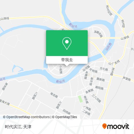 时代滨江地图