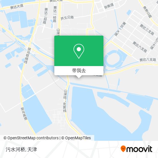 污水河桥地图