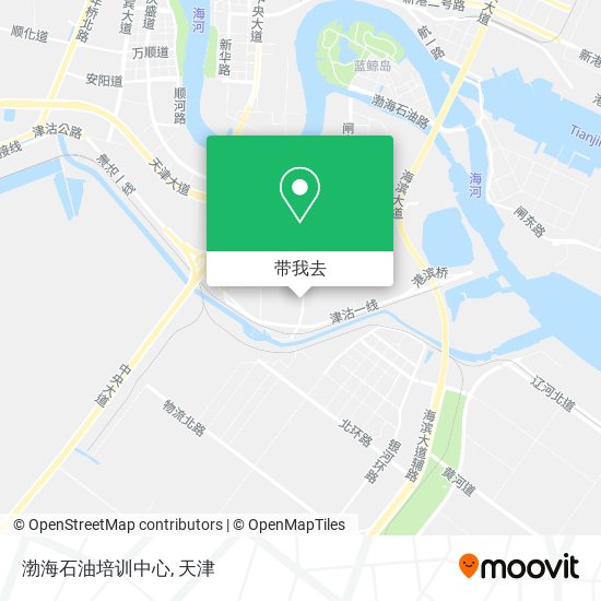 渤海石油培训中心地图