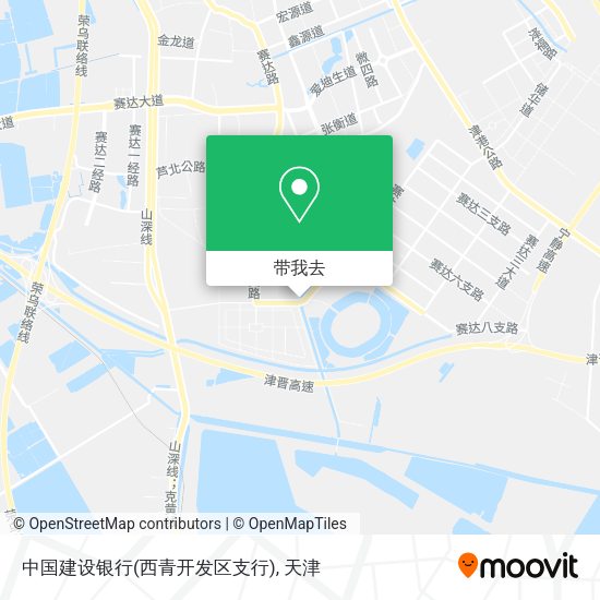 中国建设银行(西青开发区支行)地图