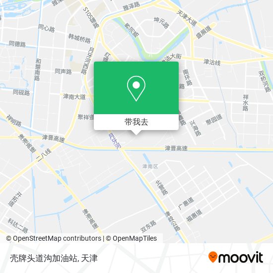 壳牌头道沟加油站地图