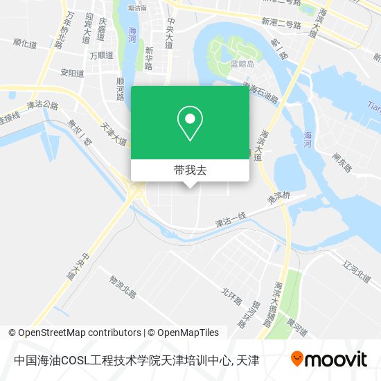 中国海油COSL工程技术学院天津培训中心地图