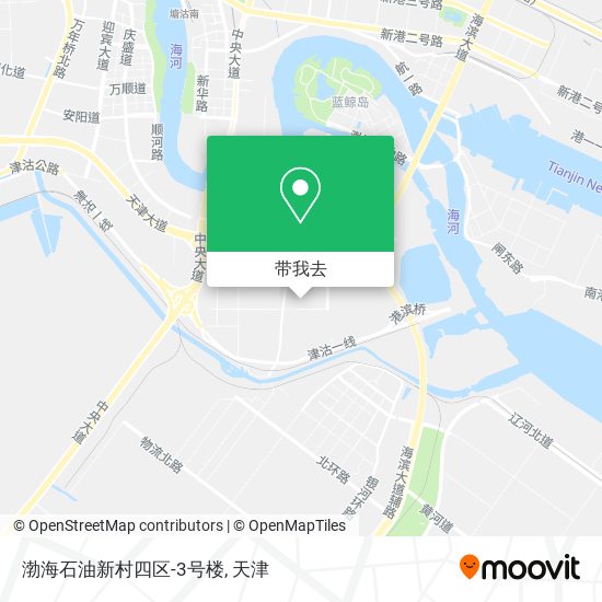 渤海石油新村四区-3号楼地图