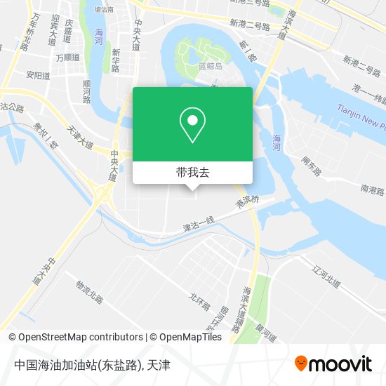 中国海油加油站(东盐路)地图
