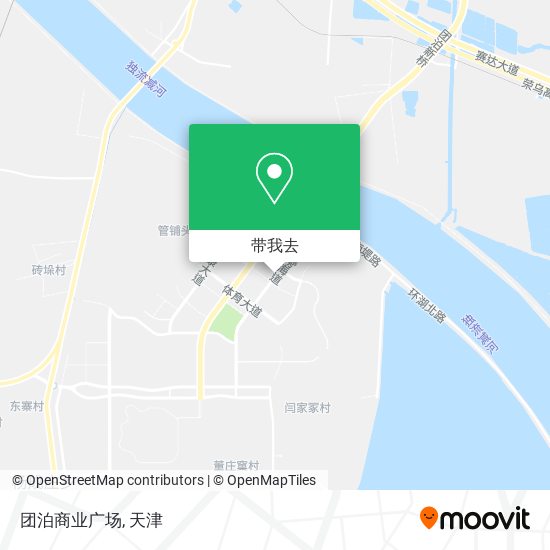 团泊商业广场地图