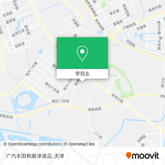 广汽丰田和展津港店地图