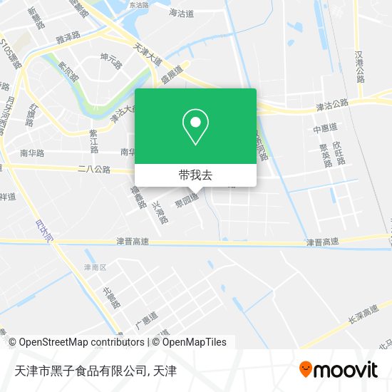 天津市黑子食品有限公司地图