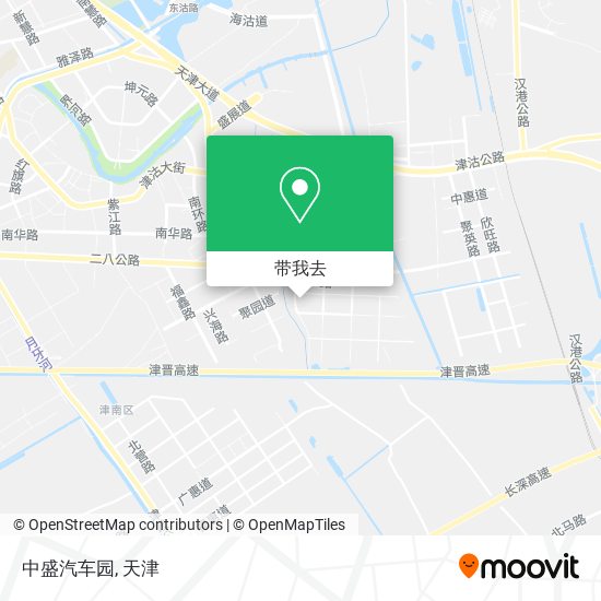 中盛汽车园地图