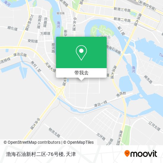 渤海石油新村二区-76号楼地图