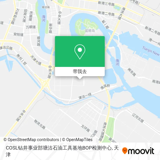 COSL钻井事业部塘沽石油工具基地BOP检测中心地图