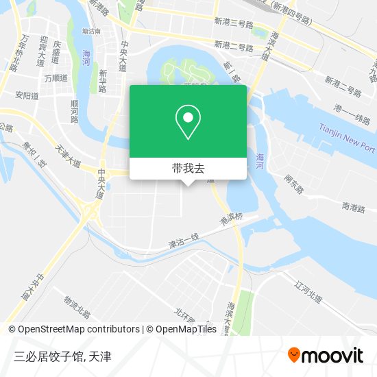 三必居饺子馆地图