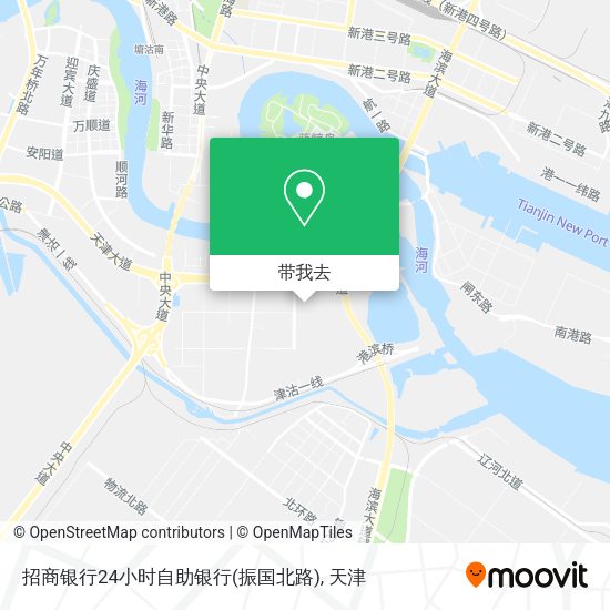 招商银行24小时自助银行(振国北路)地图