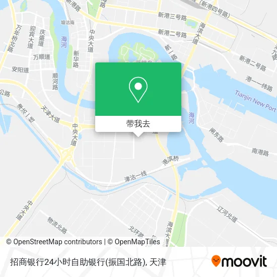 招商银行24小时自助银行(振国北路)地图