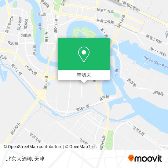北京大酒楼地图