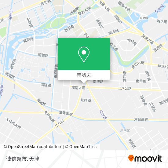 诚信超市地图