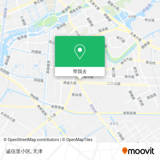 诚信里小区地图