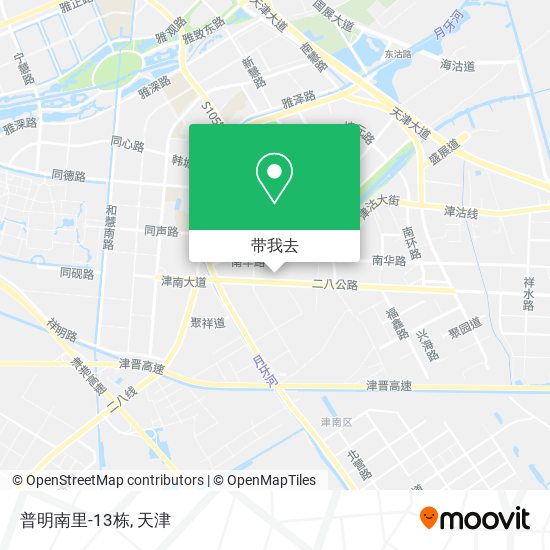 普明南里-13栋地图
