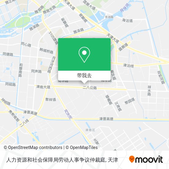 人力资源和社会保障局劳动人事争议仲裁庭地图