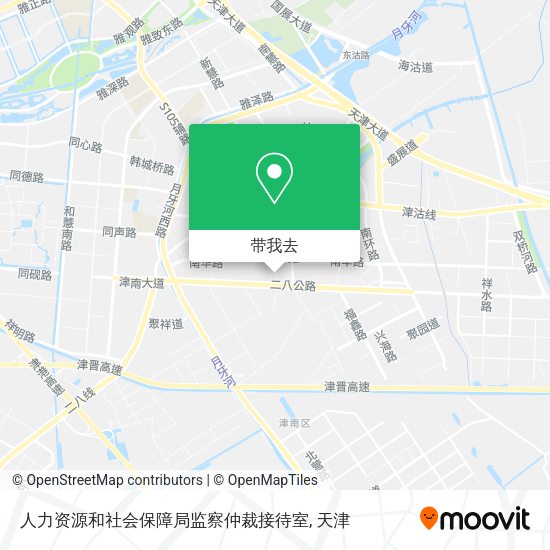 人力资源和社会保障局监察仲裁接待室地图