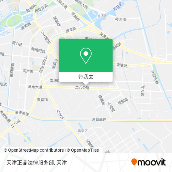 天津正鼎法律服务部地图