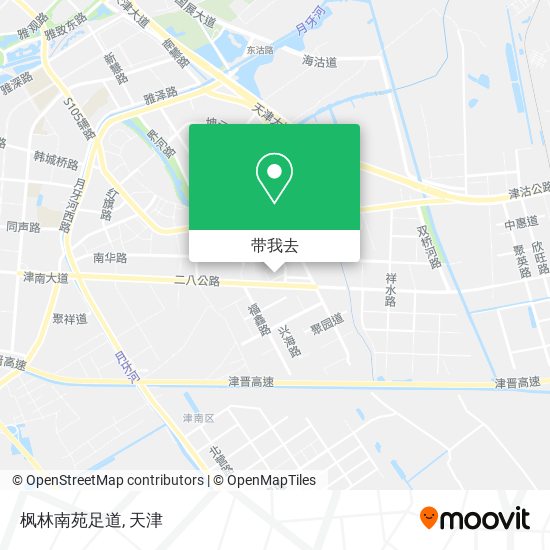 枫林南苑足道地图