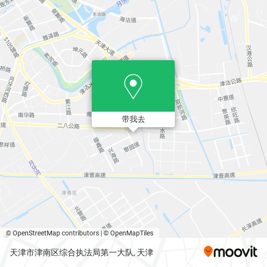 天津市津南区综合执法局第一大队地图