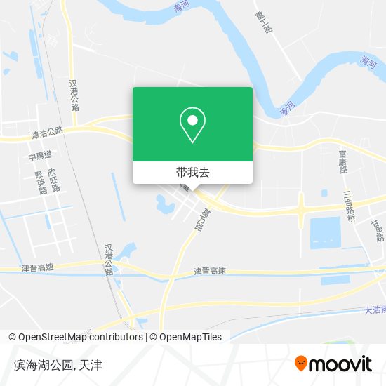 滨海湖公园地图