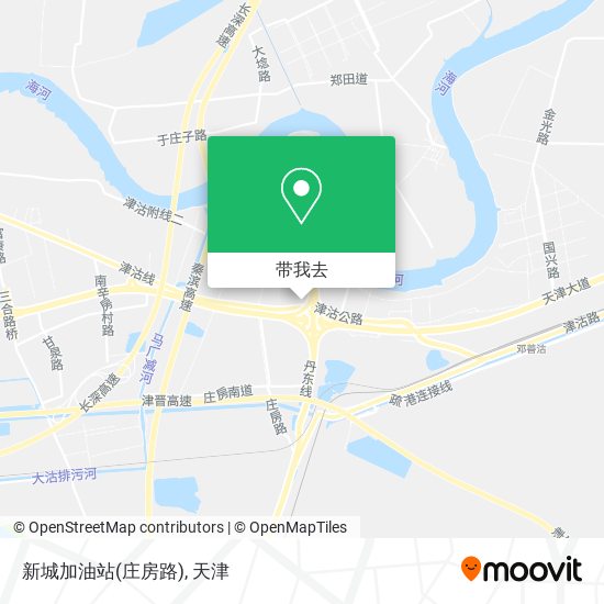 新城加油站(庄房路)地图