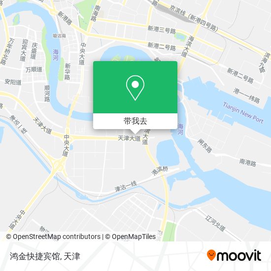 鸿金快捷宾馆地图