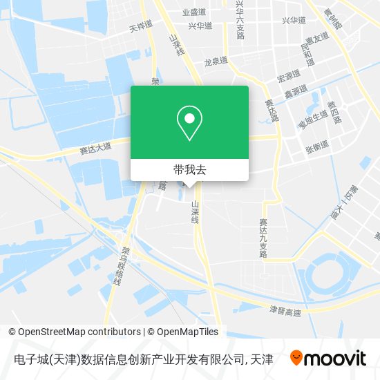 电子城(天津)数据信息创新产业开发有限公司地图
