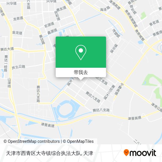 天津市西青区大寺镇综合执法大队地图