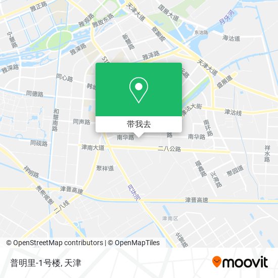 普明里-1号楼地图