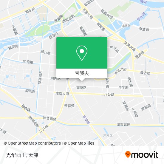 光华西里地图