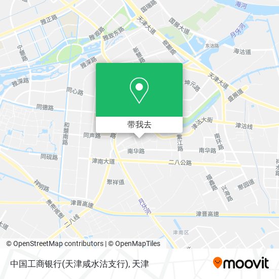 中国工商银行(天津咸水沽支行)地图