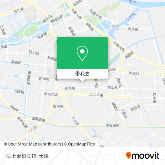 沽上金泉宾馆地图