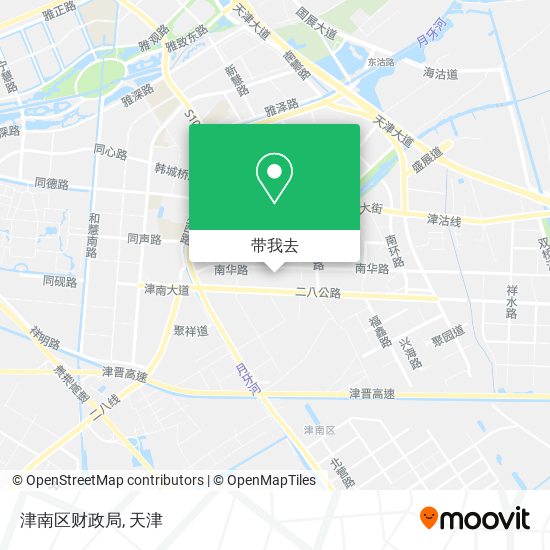 津南区财政局地图