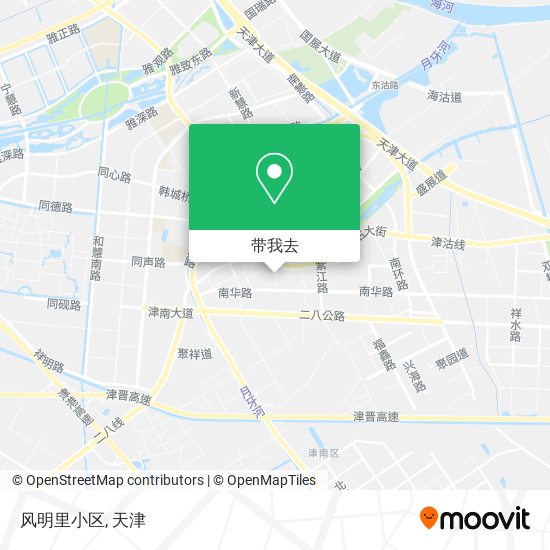 风明里小区地图