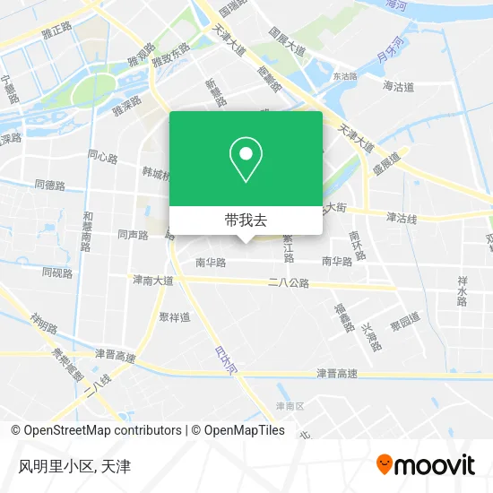 风明里小区地图
