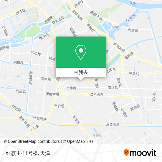 红霞里-11号楼地图